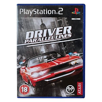 Driver Parallel Lines PS2 Original Europeu (Usado)