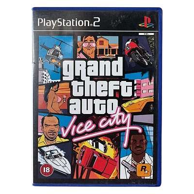 Grand Theft Auto - GTA Vice City PS2 Original Europeu (Usado)