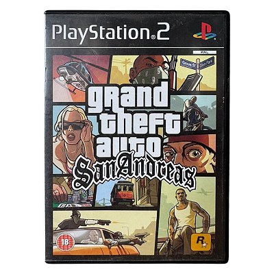 Grand Theft Auto - GTA San Andreas PS2 Original Europeu (Usado)