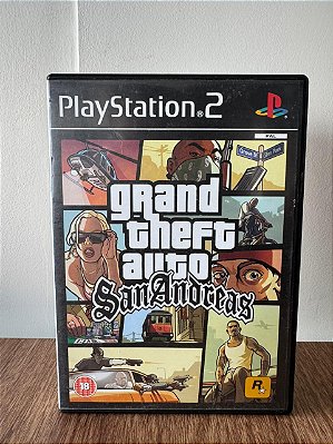 Grand Theft Auto - GTA San Andreas PS2 Original Europeu (Usado)