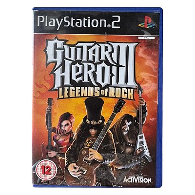 Guitar Hero 3 Legends Of Rock PS2 Original Europeu (Usado)