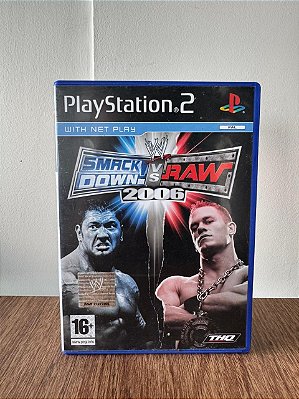 Smack Down Vs Raw 2006 PS2 Original Europeu (Usado)