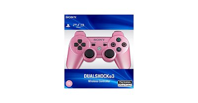 Controle PS3 Candy Pink Novo Lacrado - Dualshock 3 Candy Pink