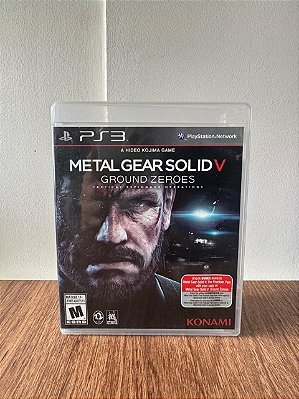 Metal Gear Solid 5 Groud Zeroes PS3 Mídia Física (Usado)