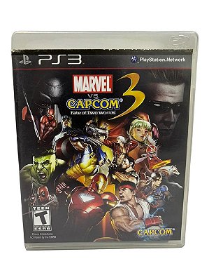 Marvel Vs Capcom 3 Fate Of Two Worlds PS3 Mídia Física (Usado)