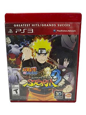 Naruto Shippuden Ultimate Ninja Storm 3 GH PS3 Mídia Física (Usado)