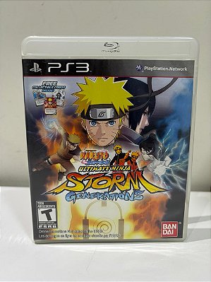 Naruto Shippuden Ultimate Ninja Storm Generations PS3 Mídia Física (Usado)