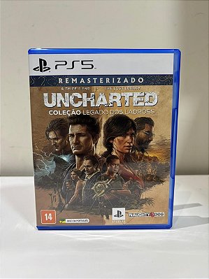 Uncharted Coleçâo Legado Dos Ladroês PS5 Mídia Física (Usado)