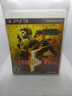 Resident Evil 5 Gold Edition PS3 Mídia Física (Usado)