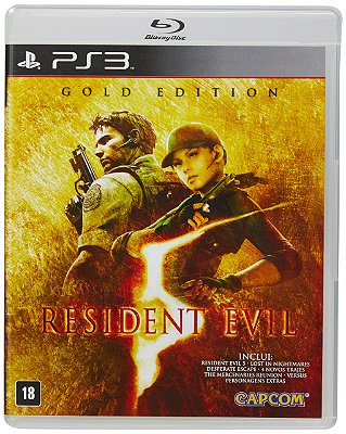 Resident Evil 5 Gold Edition PS3 Mídia Física Lacrado