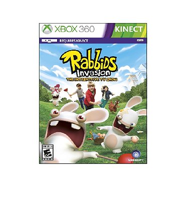 Rabbids Invasion O Show Interativo Da Tv Xbox 360 Mídia Física Lacrado