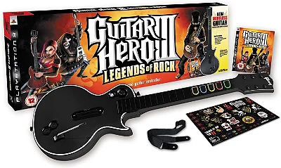 Guitarra Guitar Hero 3 Legends Of Rock PS3 - Guitarra Ps3 Lacrada