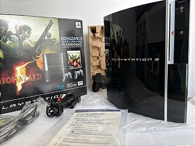 Console Playstation 3 Fat Edição Biohazard 5 - PS3 Fat Edição Resident Evil 5 CIB