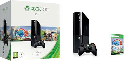 Console Microsoft Xbox Super Slim Bundle Peggle 2 Novo Lacrado
