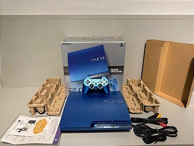 Console Playstation 3 Slim Splash Blue - SP3 Slim Azul