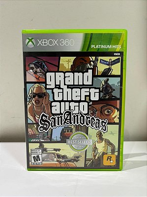 Grand Theft Auto San Andreas Xbox 360 Mídia Física (Usado)