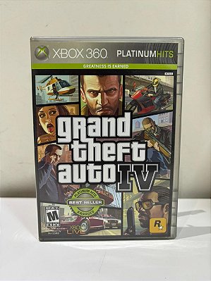 Grand Theft Auto IV Platinum Hits Xbox 360 Mídia Física (Usado)