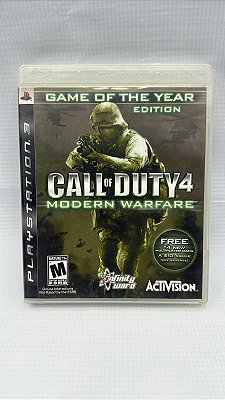 Call Of Duty 4 Modern Warfare PS3 Mídia Física Lacrado