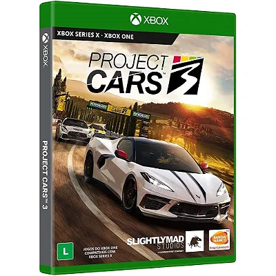 Project Cars 3 Xbox Series X / Xbox One Mídia Física Lacrado