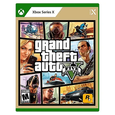 Grand Theft Auto GTA 5 Xbox Series X Mídia Física Lacrado