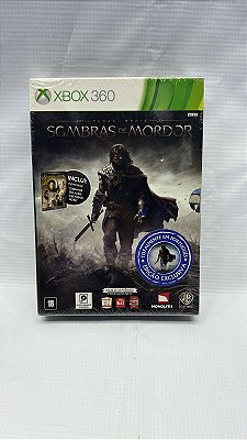 Sombras De Mordor Edição Exclusiva Xbox 360 Mídia Física Lacrado