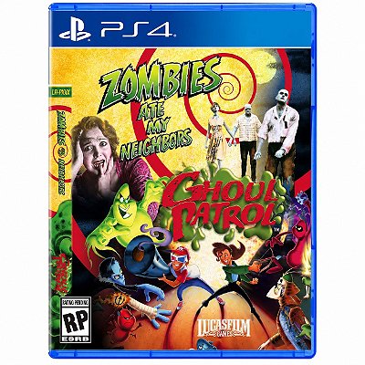 Zombies Ate My Neighbors + Ghoul Patrol Ps4 Mídia Física Lacrado