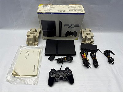 Console Playstation 2 Slim  Americano SCPH-75001 - PS2 Serial Batendo