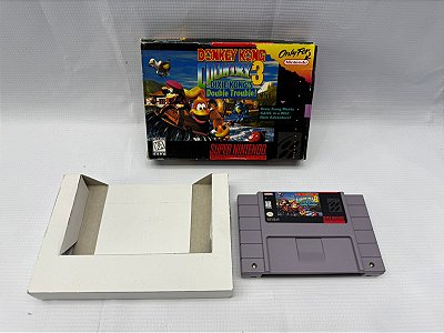 Donkey Kog Country 3 Dixie Kongs Double Trouble Super Nintendo SNES