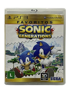 Sonic Generations Favoritos PS3 Mídia Física (Usado)