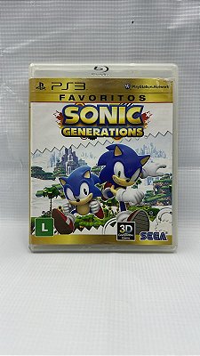 Sonic Generations Favoritos PS3 Mídia Física (Usado)