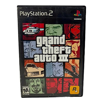 Grand Theft Auto - GTA 3 PS2 Original Americano (Usado)