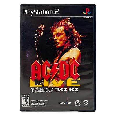 AC/DC Live Rock Band Track Pack PS2 Original Americano (Usado)