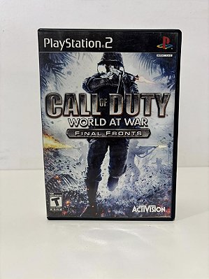 Call Of Duty World At War Final Fronts PS2 Original Americano (Usado)