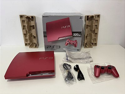 Console Playstation 3 Slim Scarlet Red - PS3 Slim