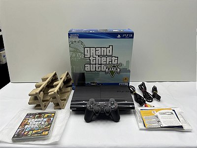 Console Playstation 3 Super Slim bundle gta 5 - PS3 Super Slim