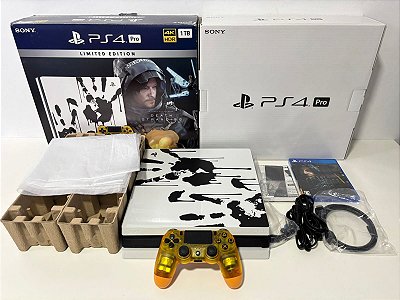 Console Playstation 4 Pro Edição Death Stranding - Ps4 Pro