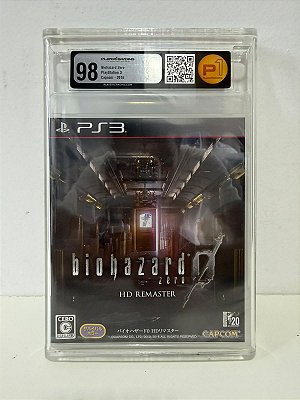 Biohazard Zero Hd Remaster Japonês Graduado 9.8 PS3 Midia Fisica Lacrado