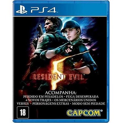 Resident Evil 5 PS4 Novo Lacrado