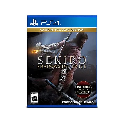 Sekiro Shadows Die Twice PS4 Mídia Física Lacrado