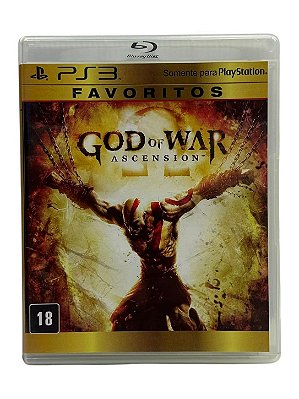 God of War Ascension Favoritos PS3 Mídia Física (Usado)