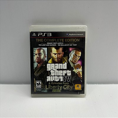 Grand Theft Auto - GTA IV - GTA 4 Episodes From Liberty City The Complete Edition PS3 Mídia Física (Usado)