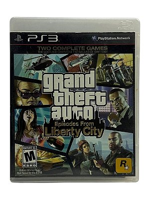 Grand Theft Auto - GTA Episodes From Liberty City Two Complete Games PS3 Mídia Física (Usado)