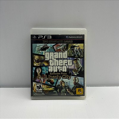 Grand Theft Auto - GTA Episodes From Liberty City Two Complete Games PS3 Mídia Física (Usado)