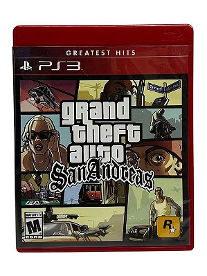 Grand Theft Auto - GTA San Andreas GH PS3 Mídia Física (Usado)