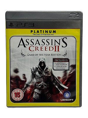 Assassin's Creed 2 Platinum PS3 Mídia Física (Usado)