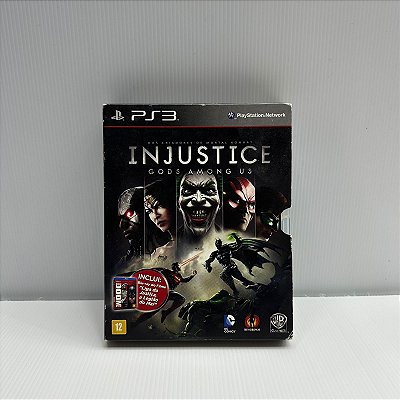 Injustice Gods Among Us + Liga Da Justiça Doom PS3 Mídia Física (Usado)