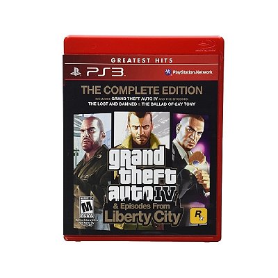 Grand Theft Auto - GTA 4 Episodes From Liberty City The Complete Edition GH PS3 Mídia Física Lacrado