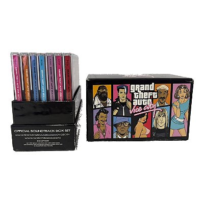 Grand Theft Auto - GTA Vice City Official Soundtrack Box Set PS2 Original Americano (Usado)