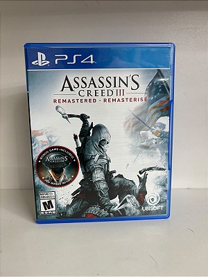 Assassins Creed 3 Remastered PS4 Mídia Física (Usado)