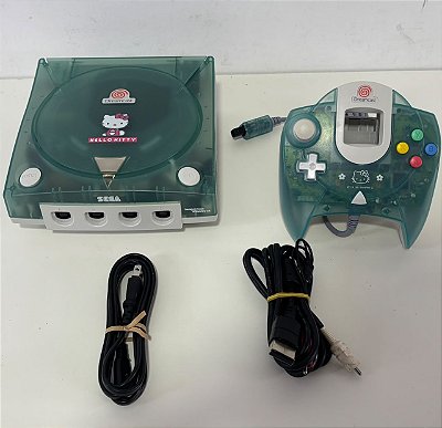 Console Sega Dreamcast Hello Kitty Blue - Dreamcast Hello Kitty